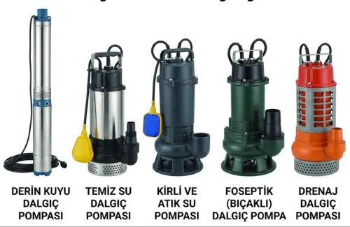 Dalgıç Pompa Çeşitleri